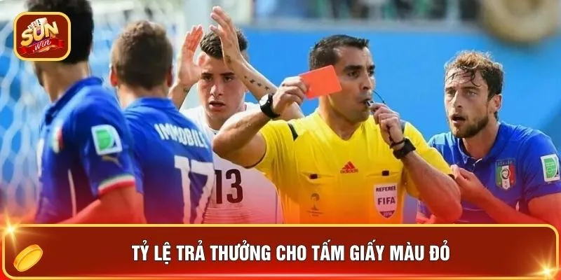 Tỷ lệ trả thưởng cho tấm giấy màu đỏ 